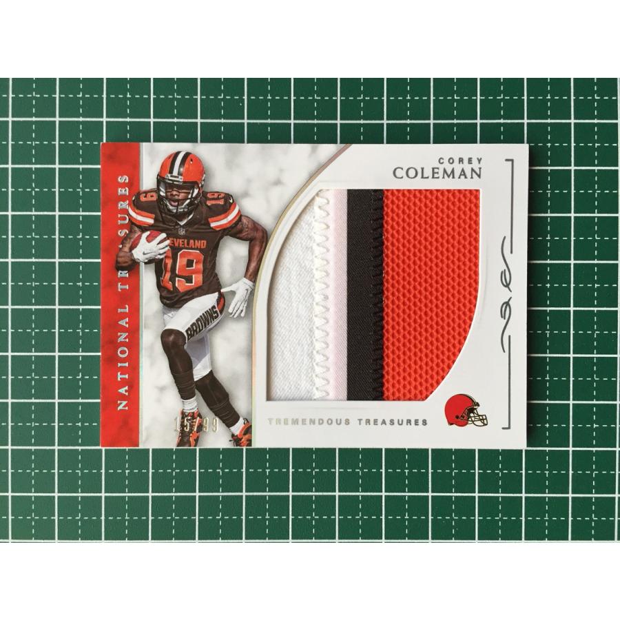 ★PANINI 2016 NFL NATIONAL TREASURES #TTR-CC COREY COLEMAN[CLEVELAND ...