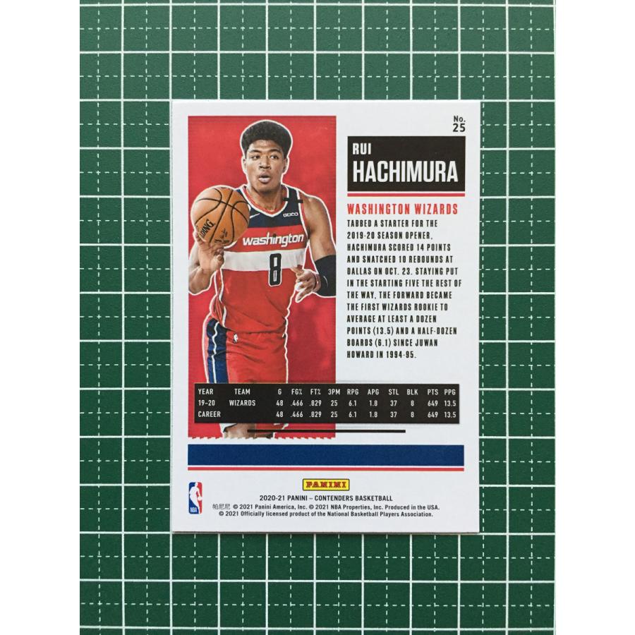 ☆PANINI 2020-21 NBA CONTENDERS #25 八村塁／RUI HACHIMURA 