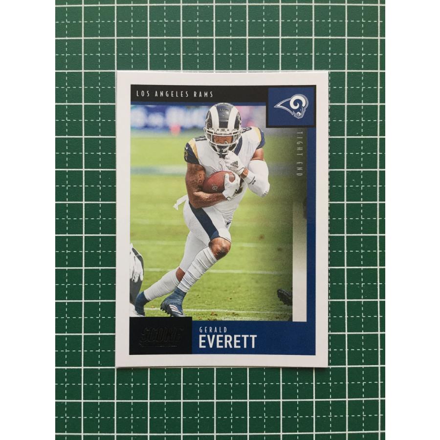 ★PANINI 2020 NFL SCORE FOOTBALL #306 GERALD EVERETT［LOS ANGELES RAMS］ベースカード 20★｜alba-tesoro