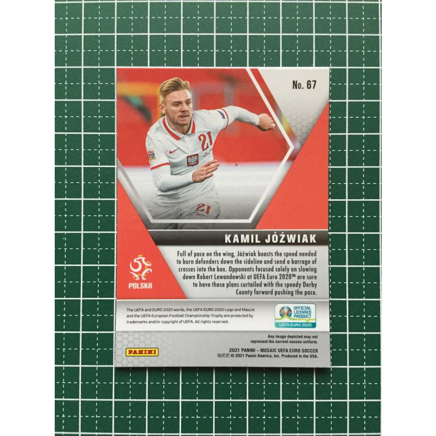 ☆PANINI MOSAIC UEFA EURO 2020 #67 KAMIL JOZWIAK［POLAND