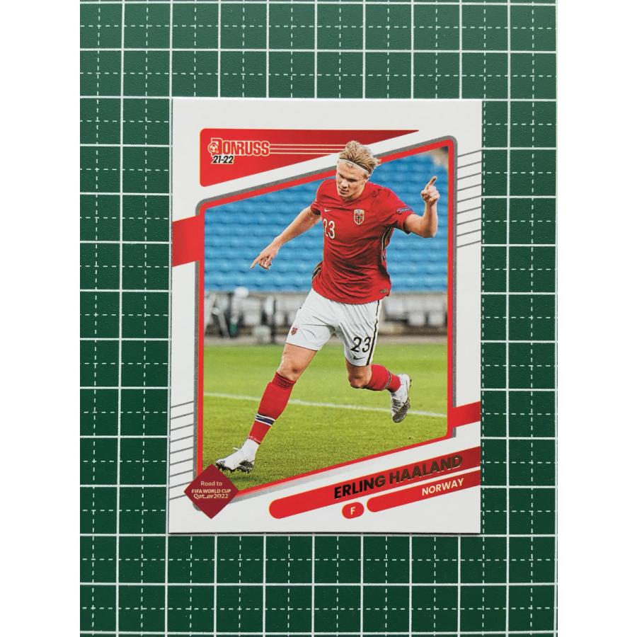 ★PANINI 2021-22 DONRUSS SOCCER ROAD TO QATAR #100 ERLING HAALAND［NORWAY／ノルウェー］ベースカード「BASE」★｜alba-tesoro