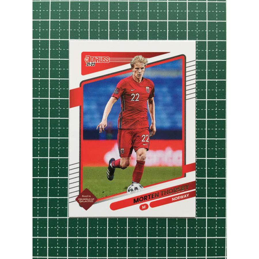 ★PANINI 2021-22 DONRUSS SOCCER ROAD TO QATAR #105 MORTEN THORSBY［NORWAY／ノルウェー］ベースカード「BASE」★｜alba-tesoro