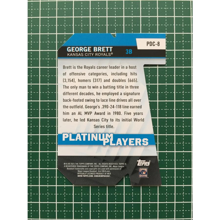 ★TOPPS MLB 2021 SERIES 1 PDC8 BRETT[KANSAS CITY ROYALS]インサート