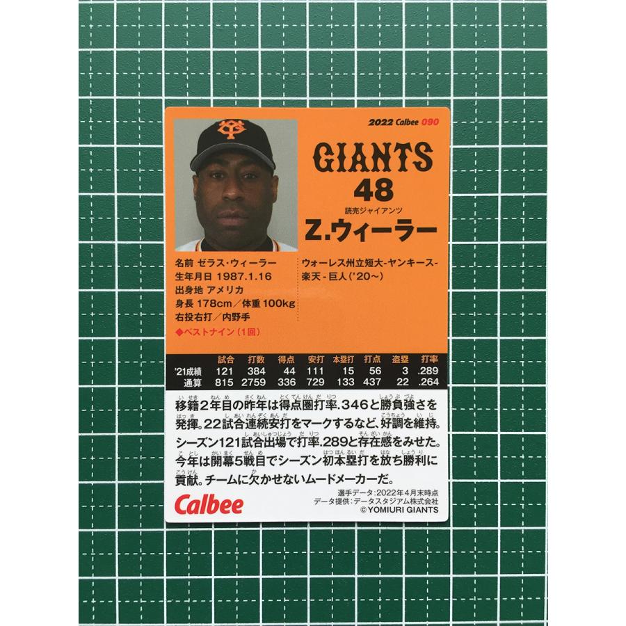 ☆カルビー 2022 プロ野球チップス 第2弾 #090 ゼラス