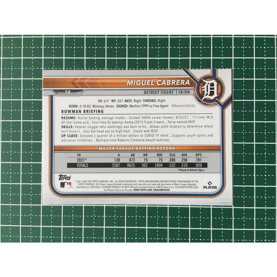 Carte De Baseball Miguel Cabrera – Collab Sana X Detroit Tigers – Dernier Match – Rare