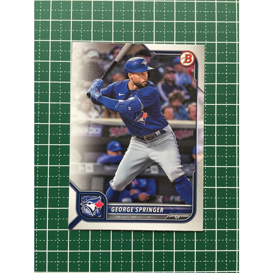 ★TOPPS MLB 2022 BOWMAN 63 SPRINGER[TORONTO BLUE JAYS]ベースカード
