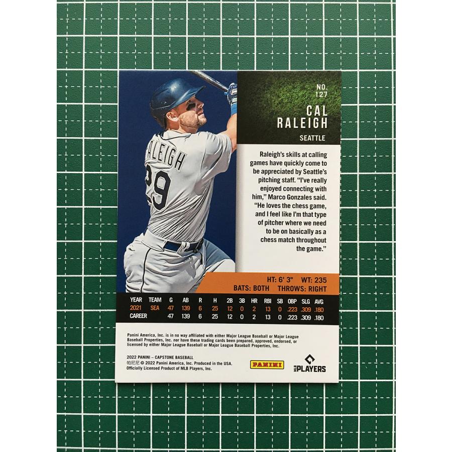 ★PANINI MLB 2022 CAPSTONE 127 CAL RALEIGH[SEATTLE MARINERS]ベースカード「LUXURY SUITE」ルーキー「RC」★ 2022