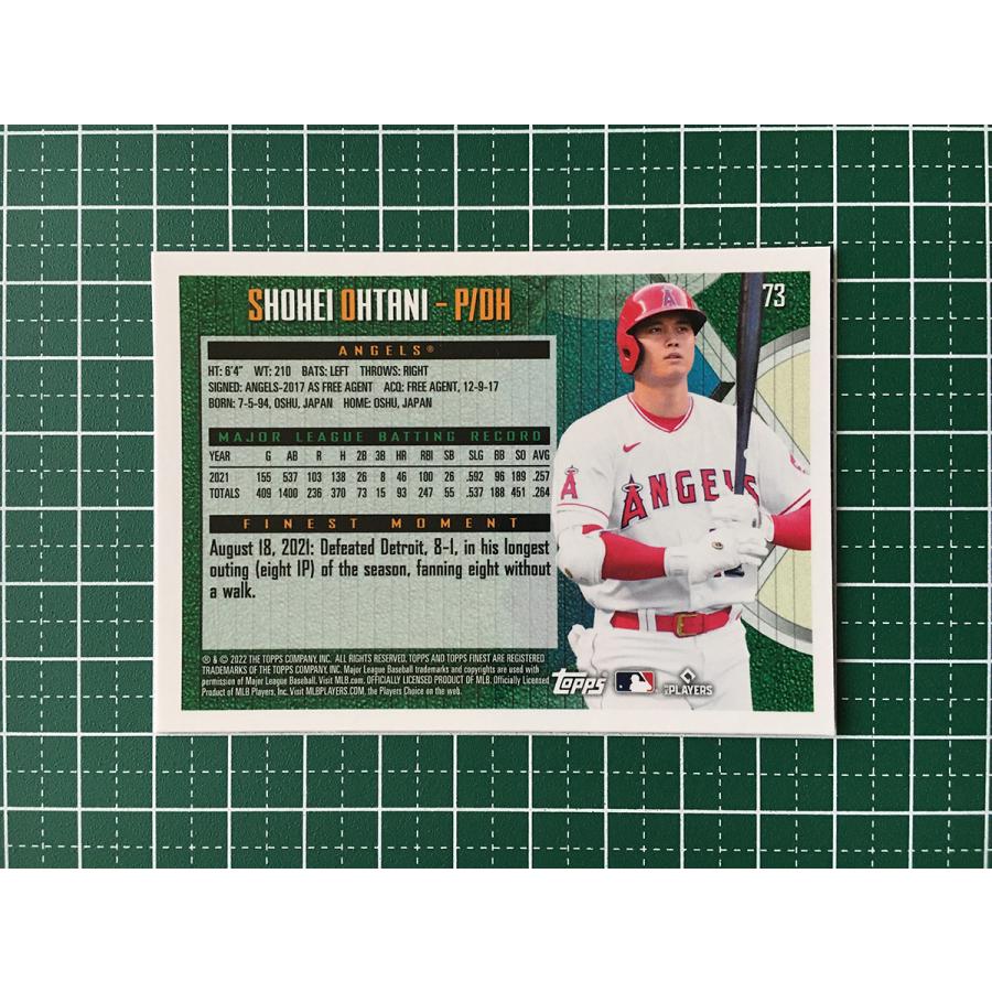 ☆TOPPS MLB 2022 FINEST FLASHBACKS #73 大谷翔平／SHOHEI OHTANI