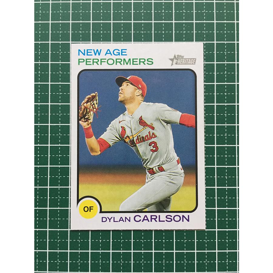 ★TOPPS MLB 2022 HERITAGE #NAP-15 DYLAN CARLSON[ST. LOUIS CARDINALS ...