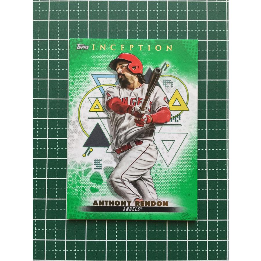 ★TOPPS MLB 2022 INCEPTION #42 ANTHONY RENDON[LOS ANGELES ANGELS]GREEN ...