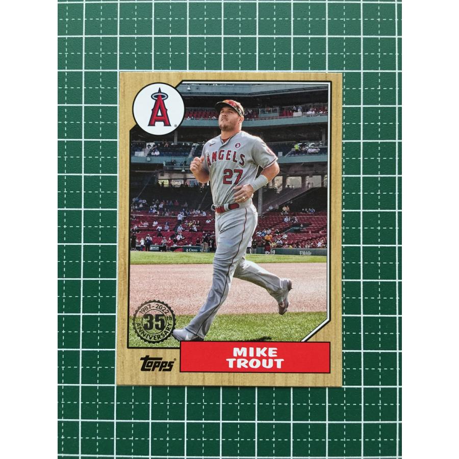 ☆TOPPS MLB 2022 SERIES 1 #T87-100 MIKE TROUT［LOS ANGELES ANGELS