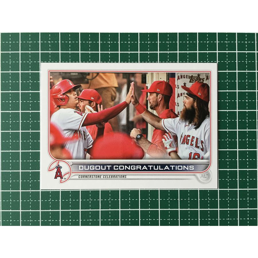 ☆TOPPS MLB 2022 SERIES 2 #416 DUGOUT CONGRATULATIONS／大谷翔平