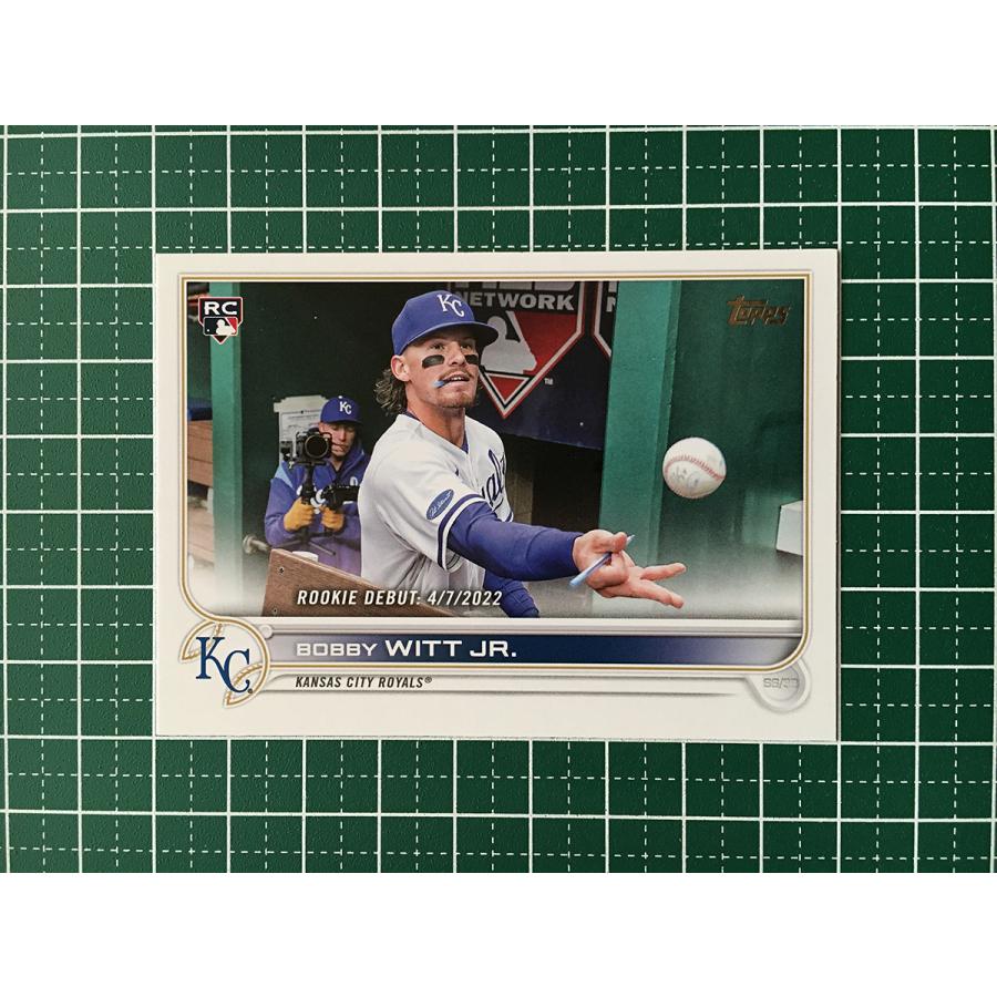 ☆TOPPS MLB 2022 UPDATE #US187 BOBBY WITT JR.［KANSAS CITY ROYALS 
