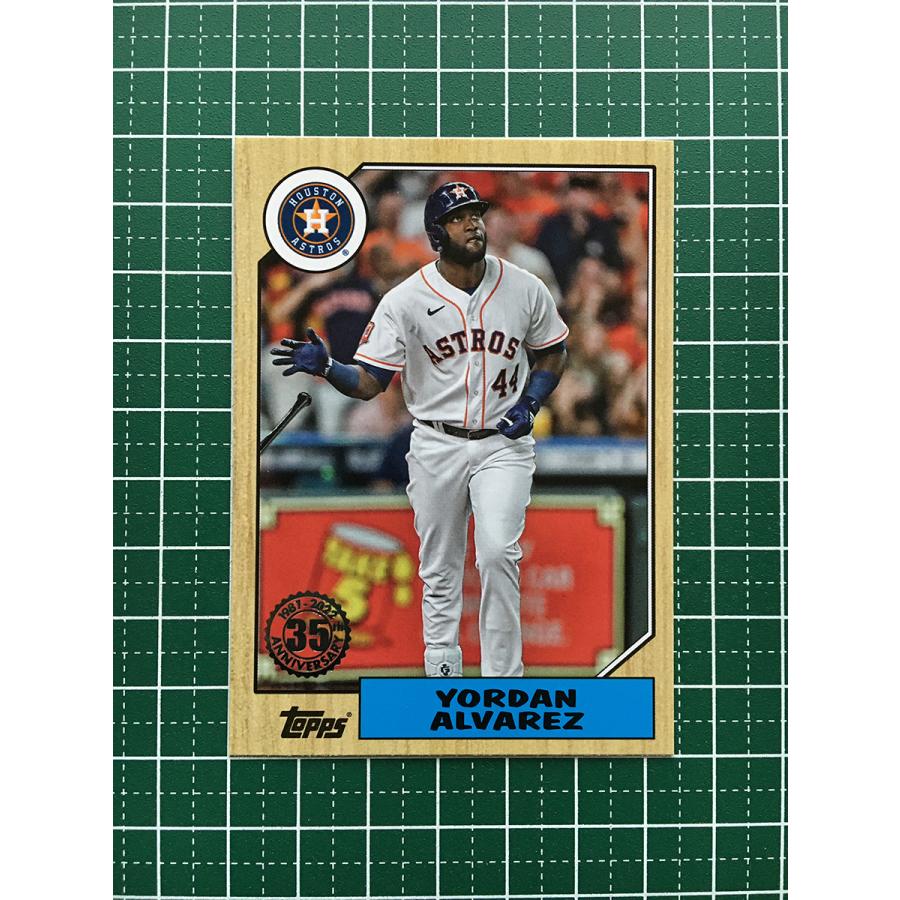 ☆TOPPS MLB 2022 UPDATE #87TBU-21 YORDAN ALVAREZ［HOUSTON ASTROS 