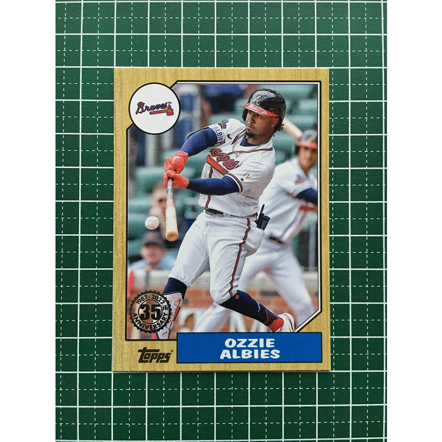 ★TOPPS MLB 2022 UPDATE 87TBU31 OZZIE ALBIES[ATLANTA BRAVES]インサートカード