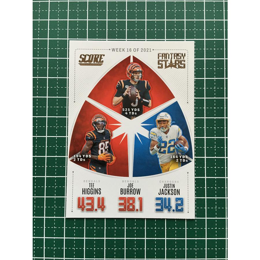 ☆PANINI 2022 NFL SCORE #FS16 TEE HIGGINS／JOE BURROW／JUSTIN
