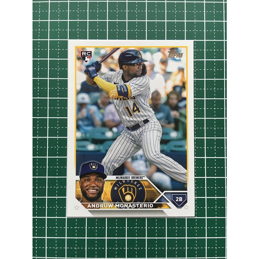 ★TOPPS MLB 2023 UPDATE #US74 ANDRUW MONASTERIO[MILWAUKEE BREWERS]ベースカード ...