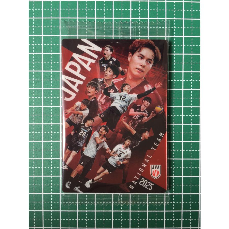 ☆JAPAN NATIONAL VOLLEYBALL TEAM ツインウエハース 2025 #2-34 集合B