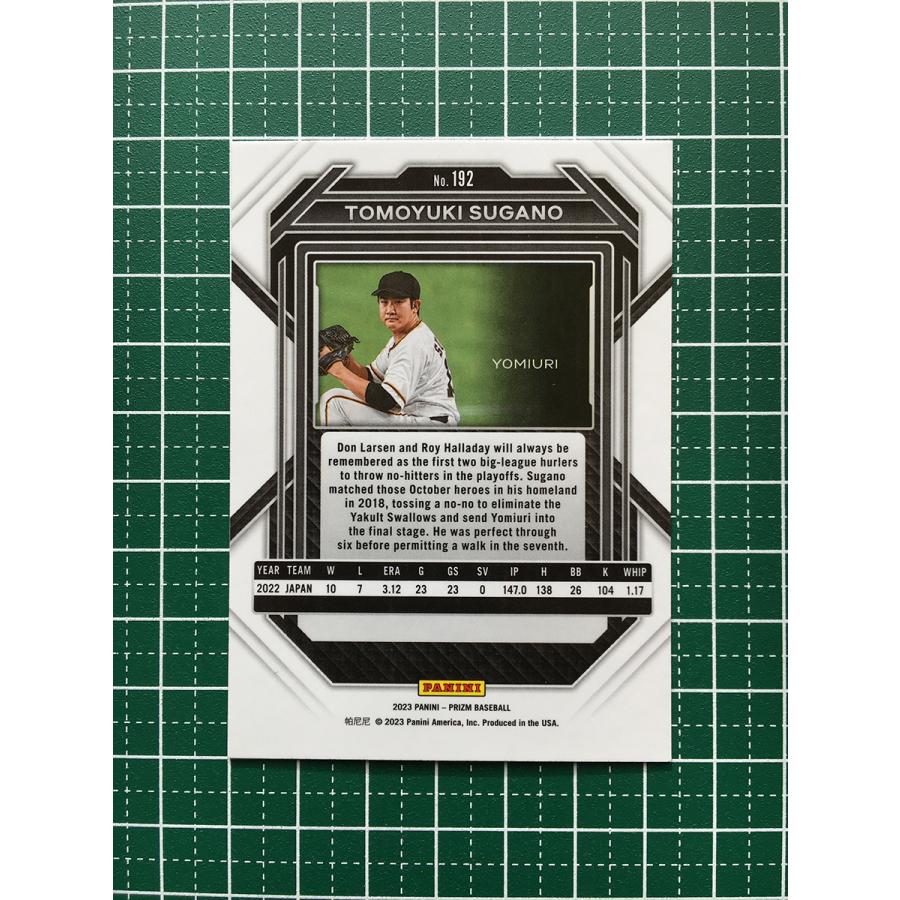 ☆PANINI MLB 2023 PRIZM #192 菅野智之／TOMOYUKI SUGANO［YOMIURI 