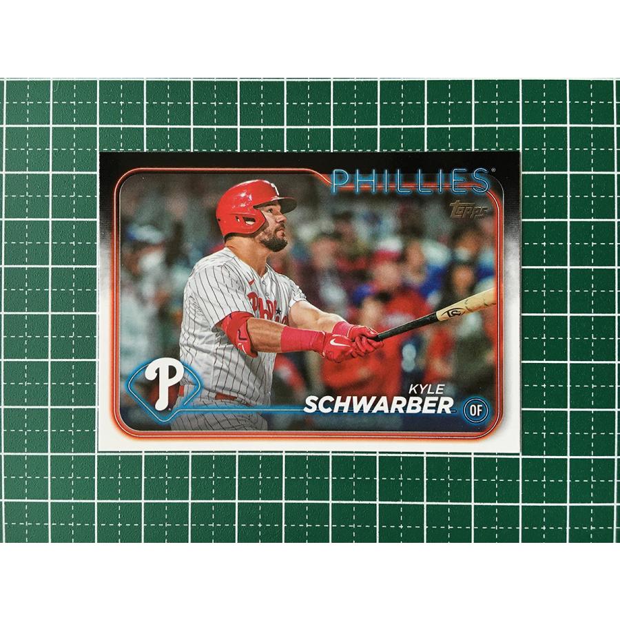 ☆TOPPS MLB 2024 SERIES 1 #136 KYLE SCHWARBER［PHILADELPHIA 