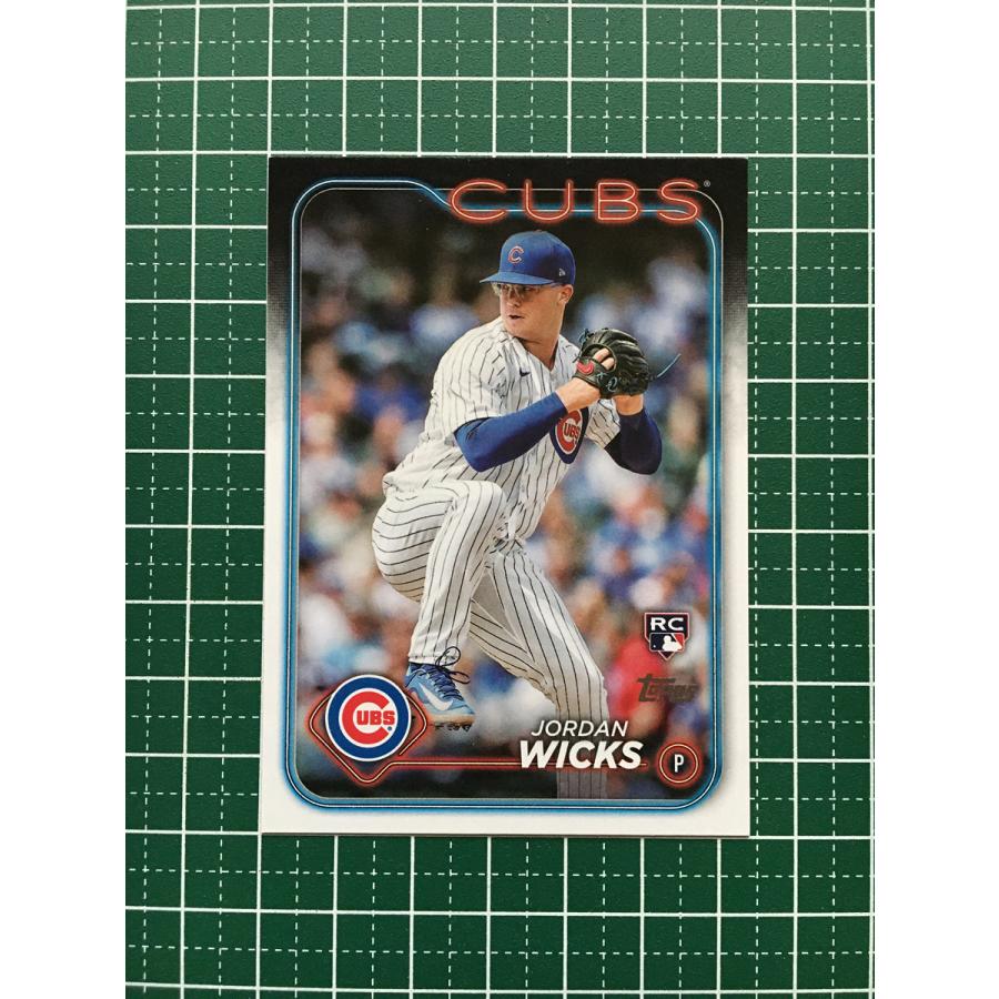 ★TOPPS MLB 2024 SERIES 2 613 JORDAN WICKS[CHICAGO CUBS]ベースカード「BASE