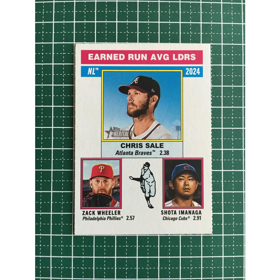 ☆TOPPS MLB 2025 HERITAGE #201 CHRIS SALE／ZACK WHEELER／今永昇太