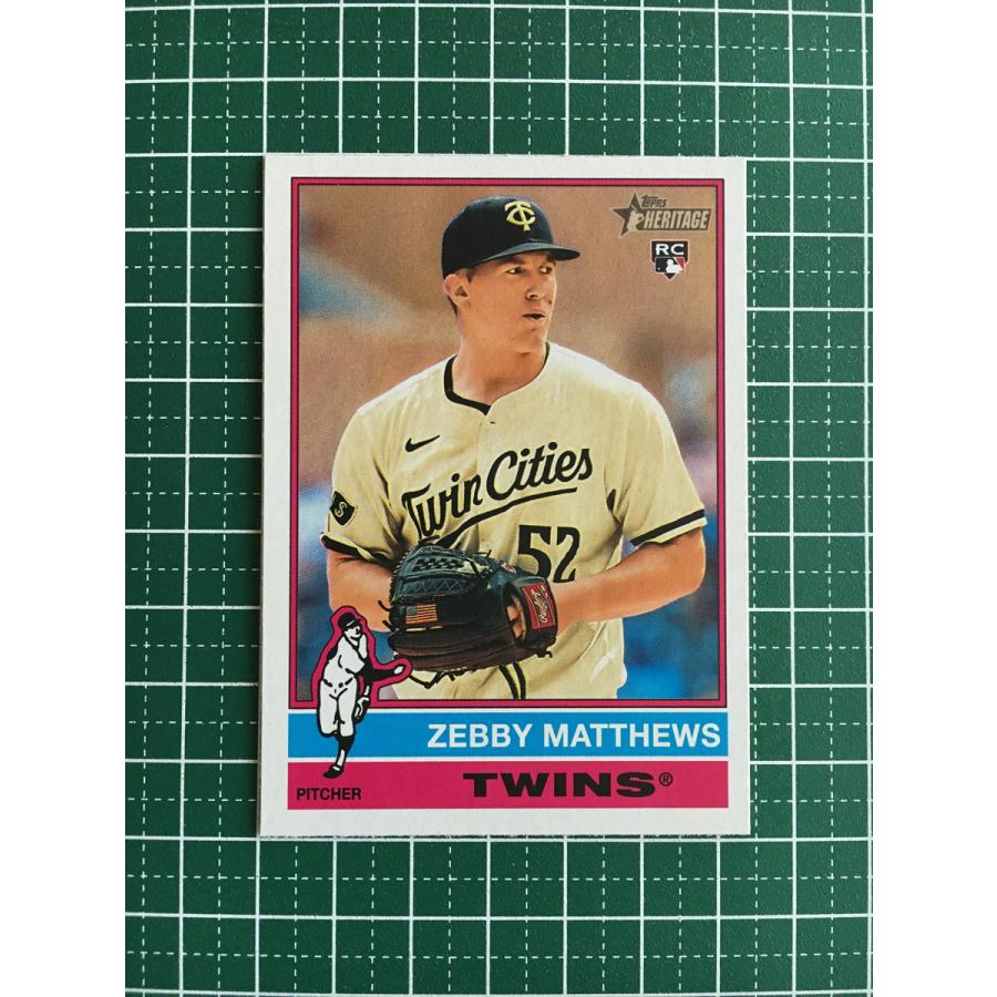 ☆TOPPS MLB 2025 HERITAGE #309 ZEBBY MATTHEWS［MINNESOTA TWINS