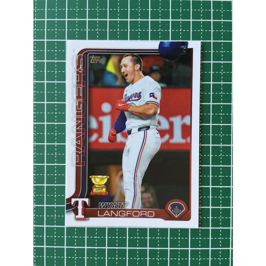 ☆TOPPS MLB 2025 SERIES 2 #455 WYATT LANGFORD［TEXAS RANGERS