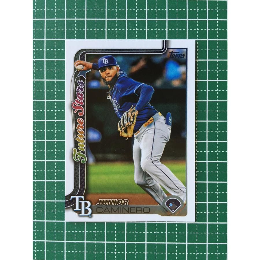 ☆TOPPS MLB 2025 SERIES 2 #477 JUNIOR CAMINERO［TAMPA BAY RAYS 