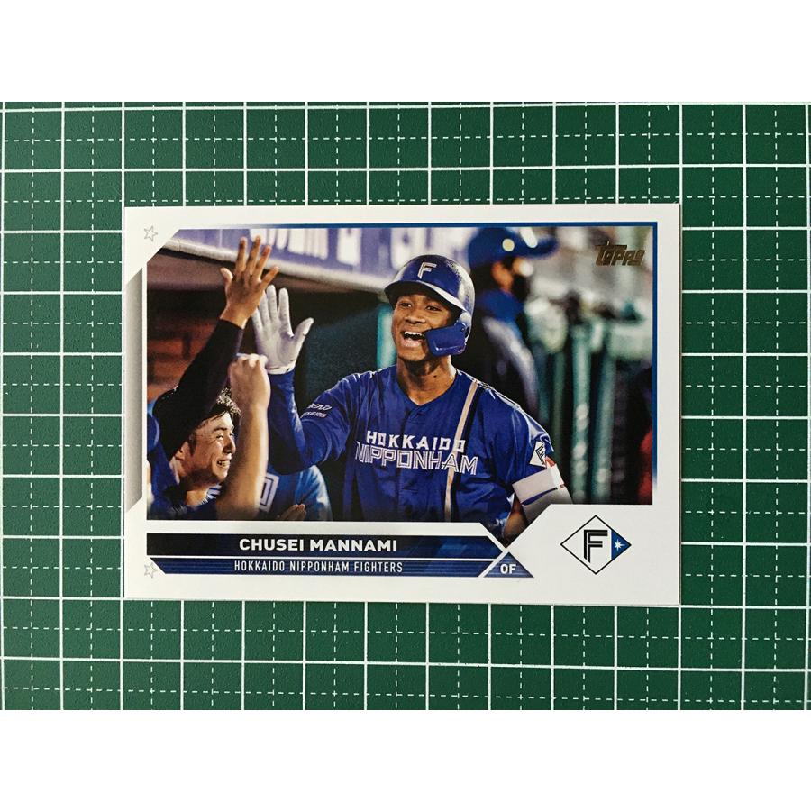 ☆TOPPS NPB 2023 #163 万波中正［北海道日本ハムファイターズ］ベース