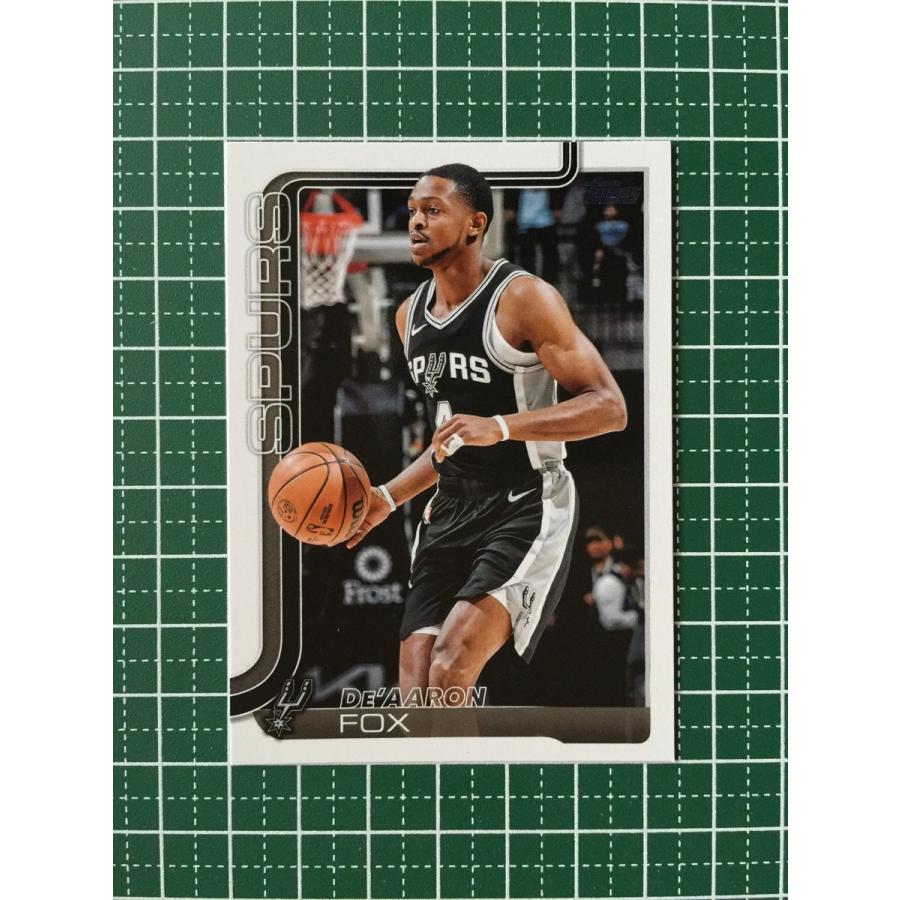 ☆TOPPS NBA 2025-26 BASKETBALL #196 DE'AARON FOX［SAN ANTONIO