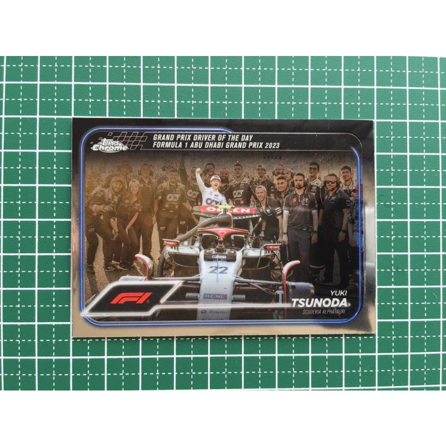 ☆TOPPS CHROME 2024 FORMULA 1 F1 #180 角田裕毅／YUKI TSUNODA