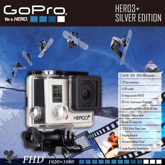 GoPro ゴープロ CHDHN-302 『GoPRO HERO3+ SILVER EDITION』 (FE-009