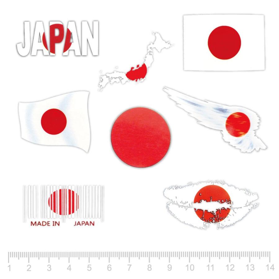 タトゥーシール 日本 JAPAN 国旗 応援 カラーアート (GT-571) Tattoo フェイクタトゥーシール トライバル (ゆうパケット対応)｜alba