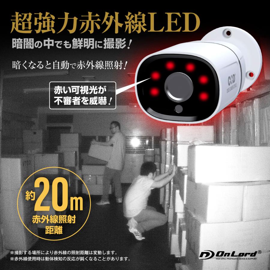 オンロード(OnLord) SDカード防犯カメラ 屋外 録画装置内蔵 200 オンロード(OnLord) SDカード防犯カメラ 屋外 録画装置内蔵 200