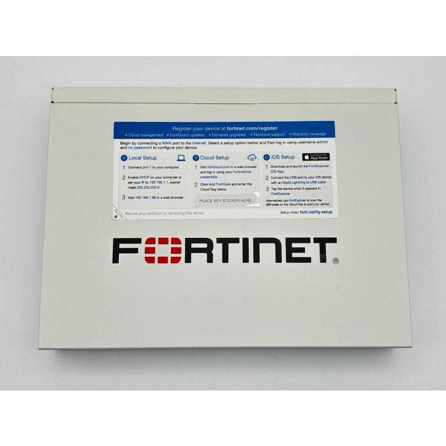 中古 UTMルーター Fortinet FortiGate 60F ギガビット対応 VPN 小規模