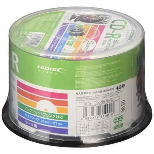 HI-DISC データ用CD-R HDCR80GP50 (700MB 52倍速 50枚)|albainc|02