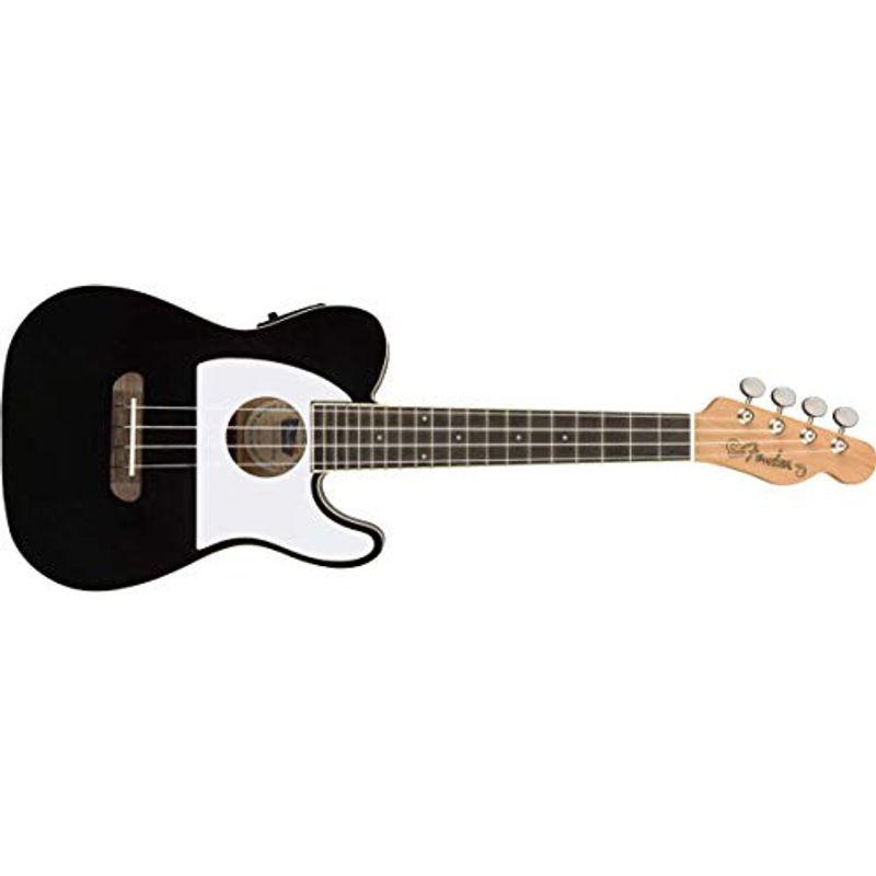素晴らしい Fender ウクレレ Fullerton Tele? Uke, Black ウクレレ本体 素晴らしい Fender ウクレレ Fullerton Tele? Uke, Black ウクレレ本体