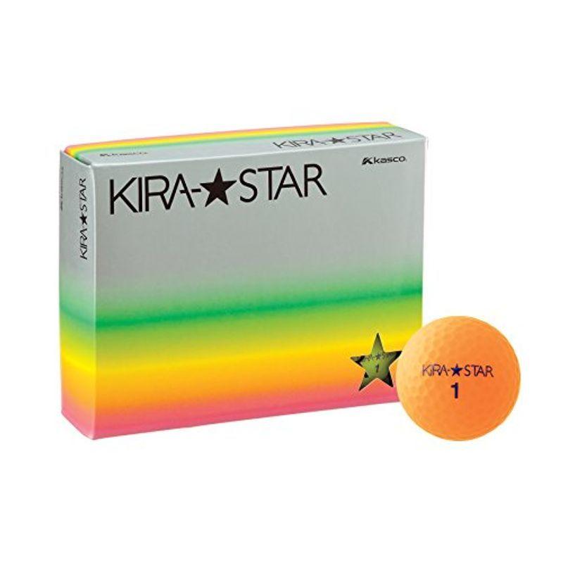 キャスコ Kasco ゴルフボール Kira Star2 1ダース オレンジ ゴルフボール