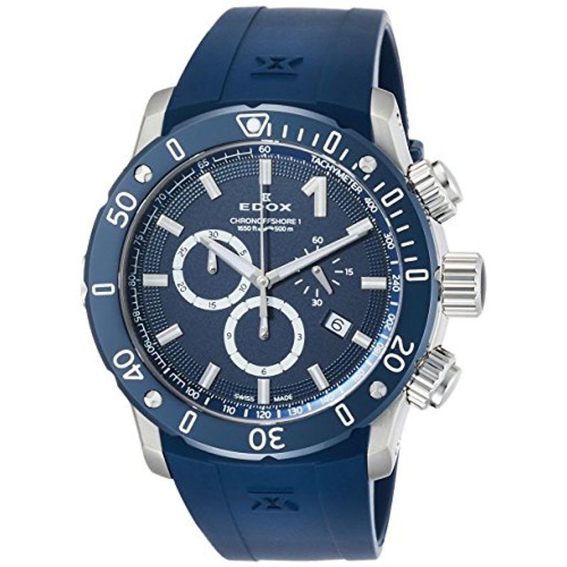 【福袋セール】 10221-3BU3-BUIN3 腕時計 エドックス メンズ ブルー 正規輸入品 腕時計