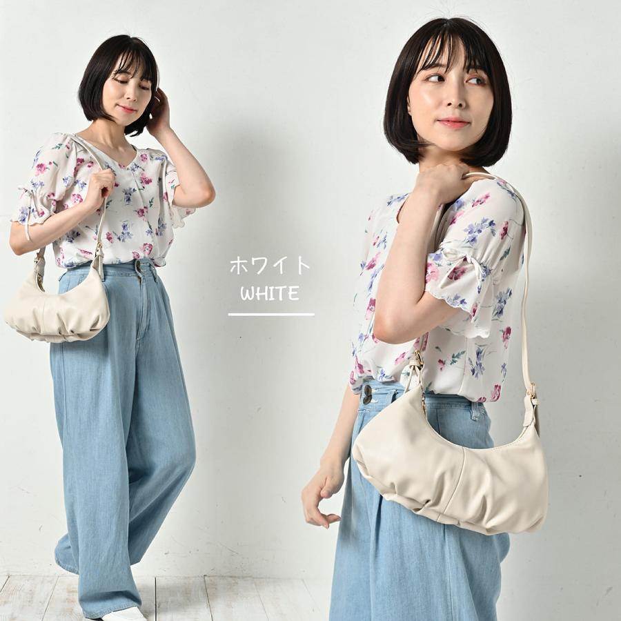 ショルダーバッグ バゲットハンドバッグ 三日月ハンドバッグ 三日月型  