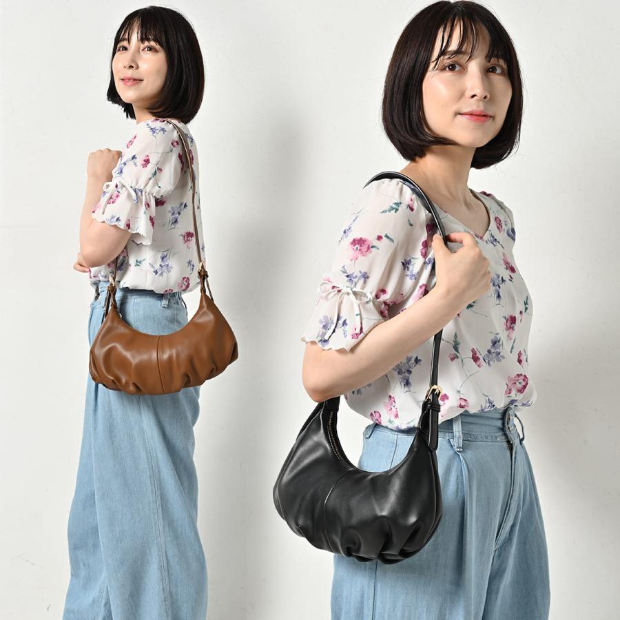 ショルダーバッグ バゲットハンドバッグ 三日月ハンドバッグ 三日月型  