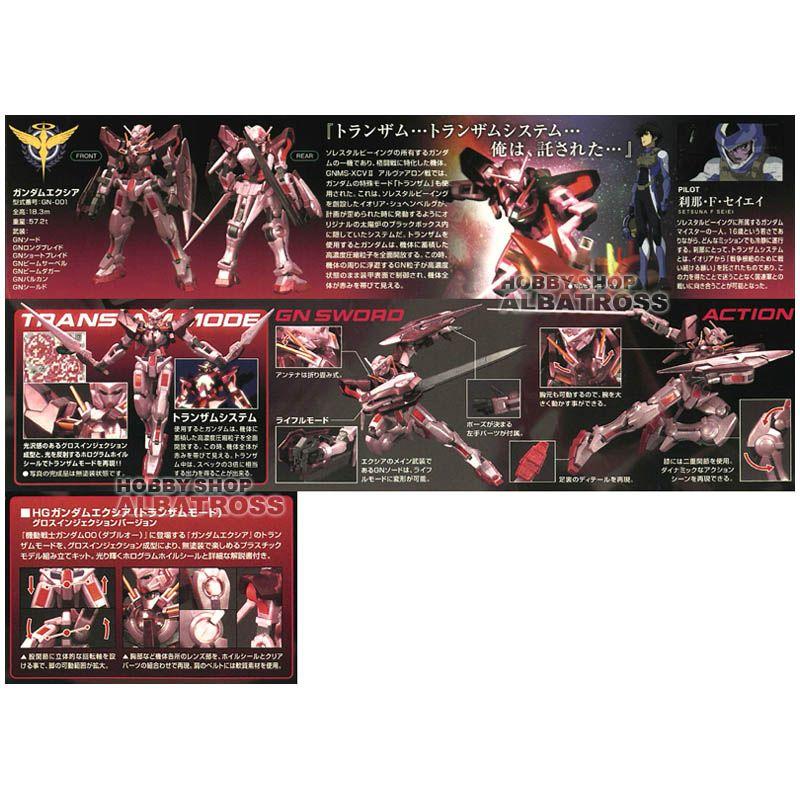 HG 1/144 GN-001 ガンダムエクシア（トランザムモード）グロス