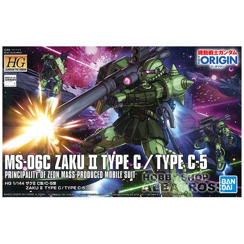 機動戦士ガンダム THE ORIGIN HGMS-06SZaku IIとC型 HG 1/144 ザクII C型/C-5型 機動戦士ガンダム ジ・オリジン