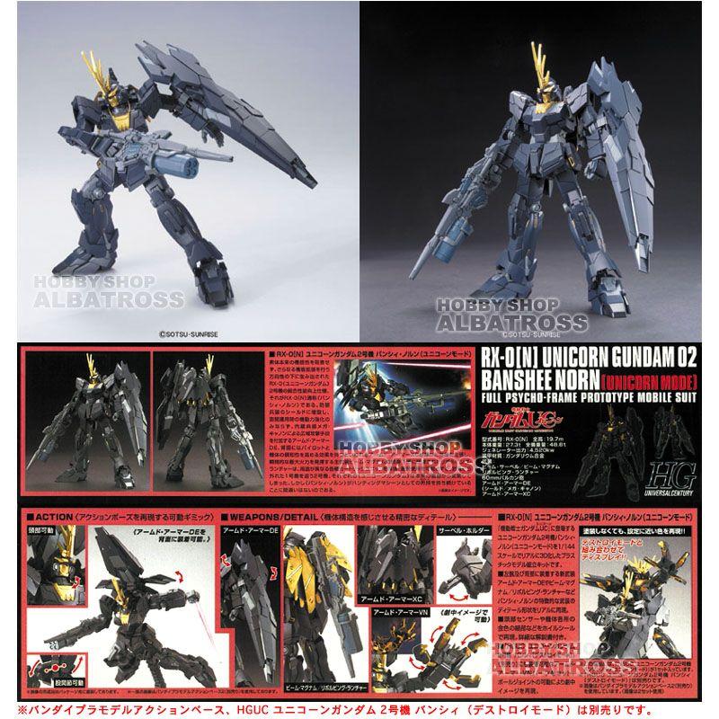 品質のいい HGUC 144 RX-0 ユニコーンガンダム 2号機 バンシィ ノルン HG バンシィ・ノルン チタニウムフィニッシュ ヘッドディスプレー付き