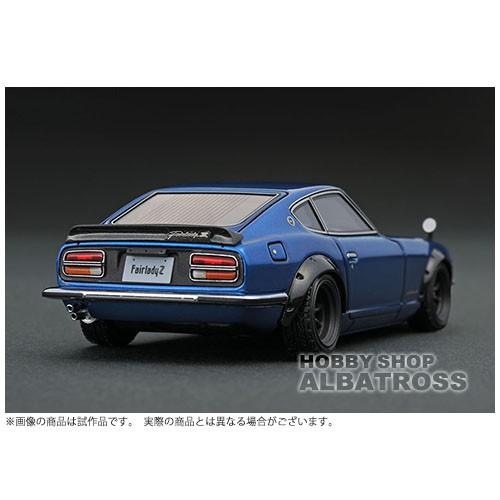 ignition model 1/43 Nissan Fairlady Z (S30) Blue ※Watanabe-Wheel