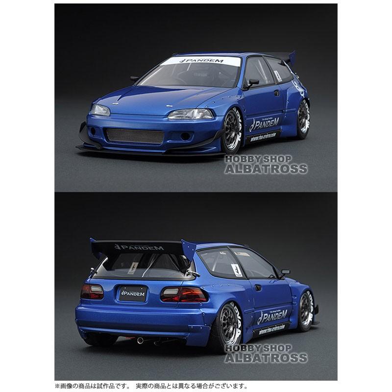 ignition model 1/18 PANDEM CIVIC (EG6) Blue Metallic [IG1054