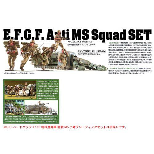 U.C.ハードグラフ　4つセット U.C.ハードグラフ 1/35 地球連邦軍 対MS特技兵セット