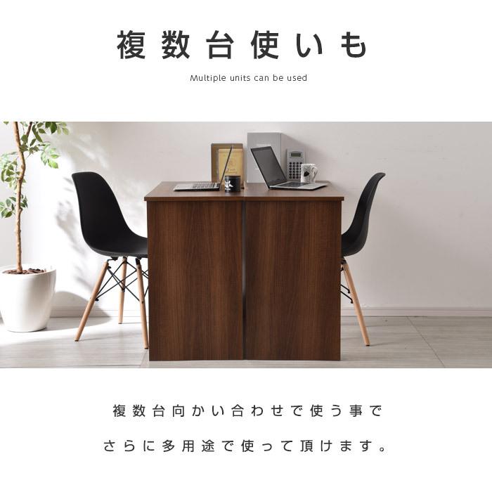 木製デスク 引き出し付き シンプル　学習机　美品 ワイエムワールド パソコンデスク 幅90cm 奥行44cm 収納 引き出し