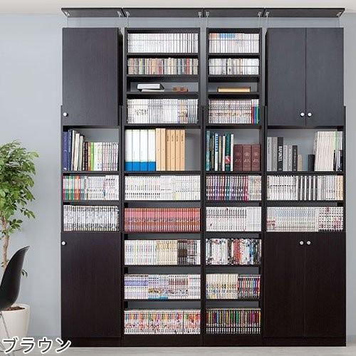 本棚 突っ張り 書棚 幅60cm 奥行26cm オープンラック｜alberoshop｜11